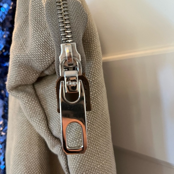 GAP Handbag with Blue Sequins Down the Front and Back - Picture 2 of 4